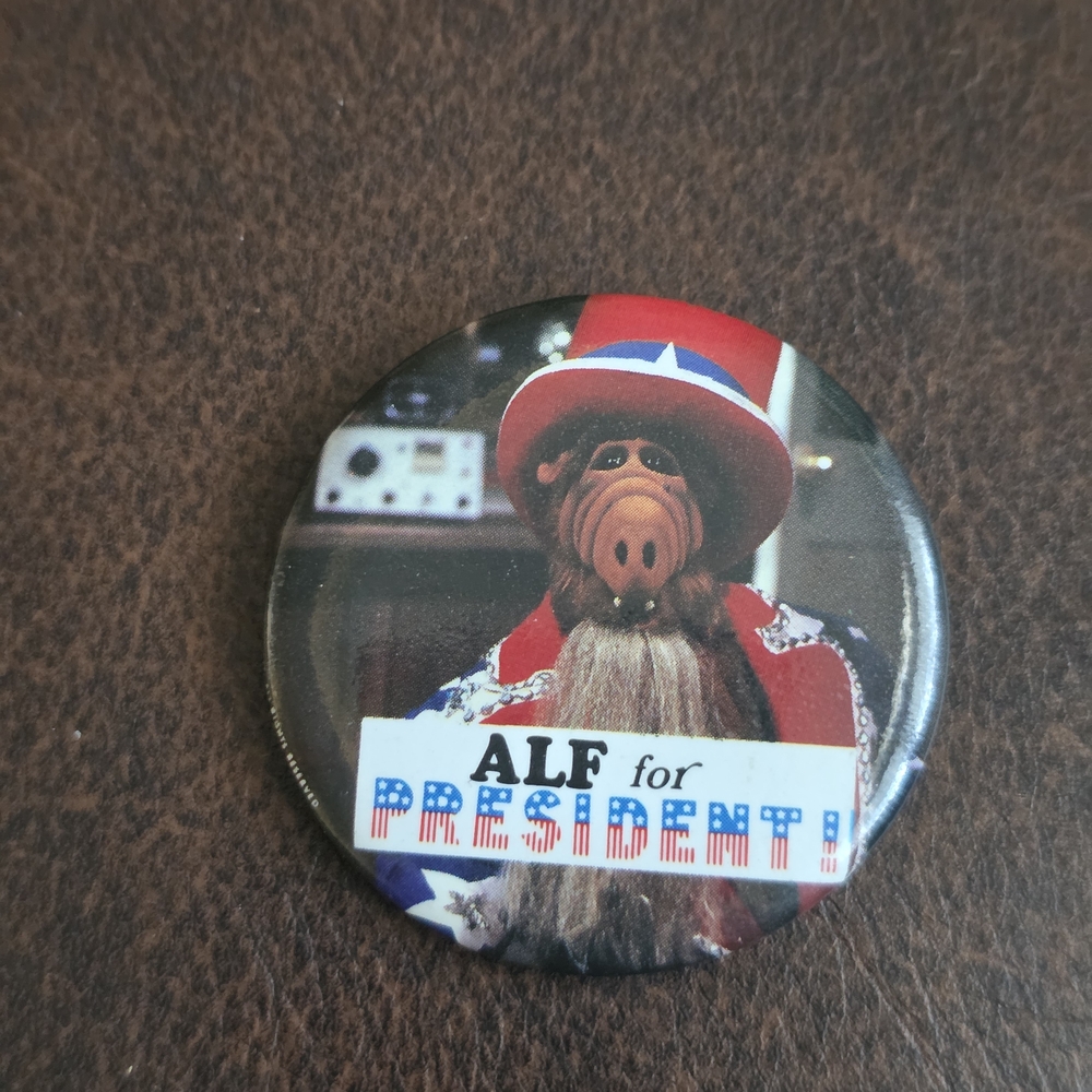 ALF for President Pin - Red, Blue, White